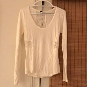 Free people long sleeve white shirt